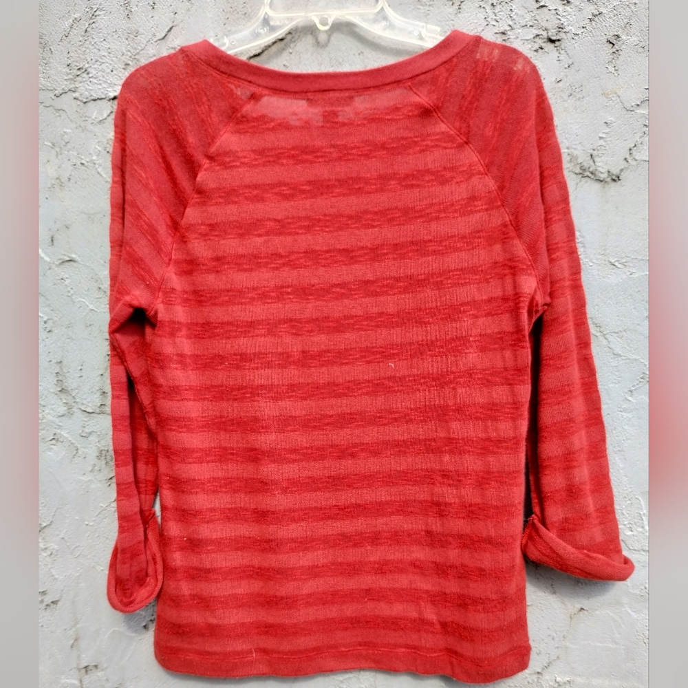 RALPH LAUREN.  LAUREN JEANS CO.  SWEATER BLOUSE.  SZ MEDIUM - Picture 6 of 8
